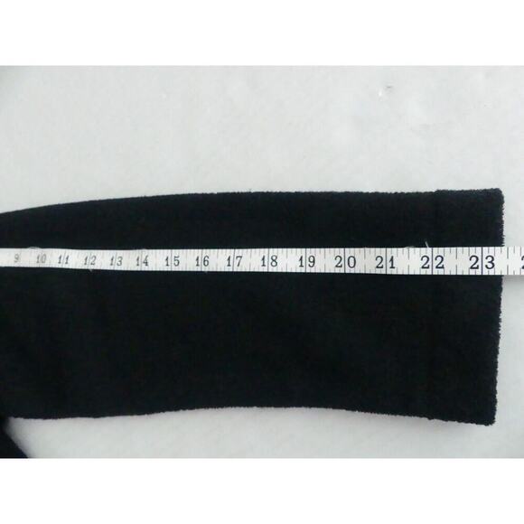 Vtg Tickets Leopard Hoodie Women's MEDIUM Fleece Lined Pullover Lagenlook - Picture 10 of 10